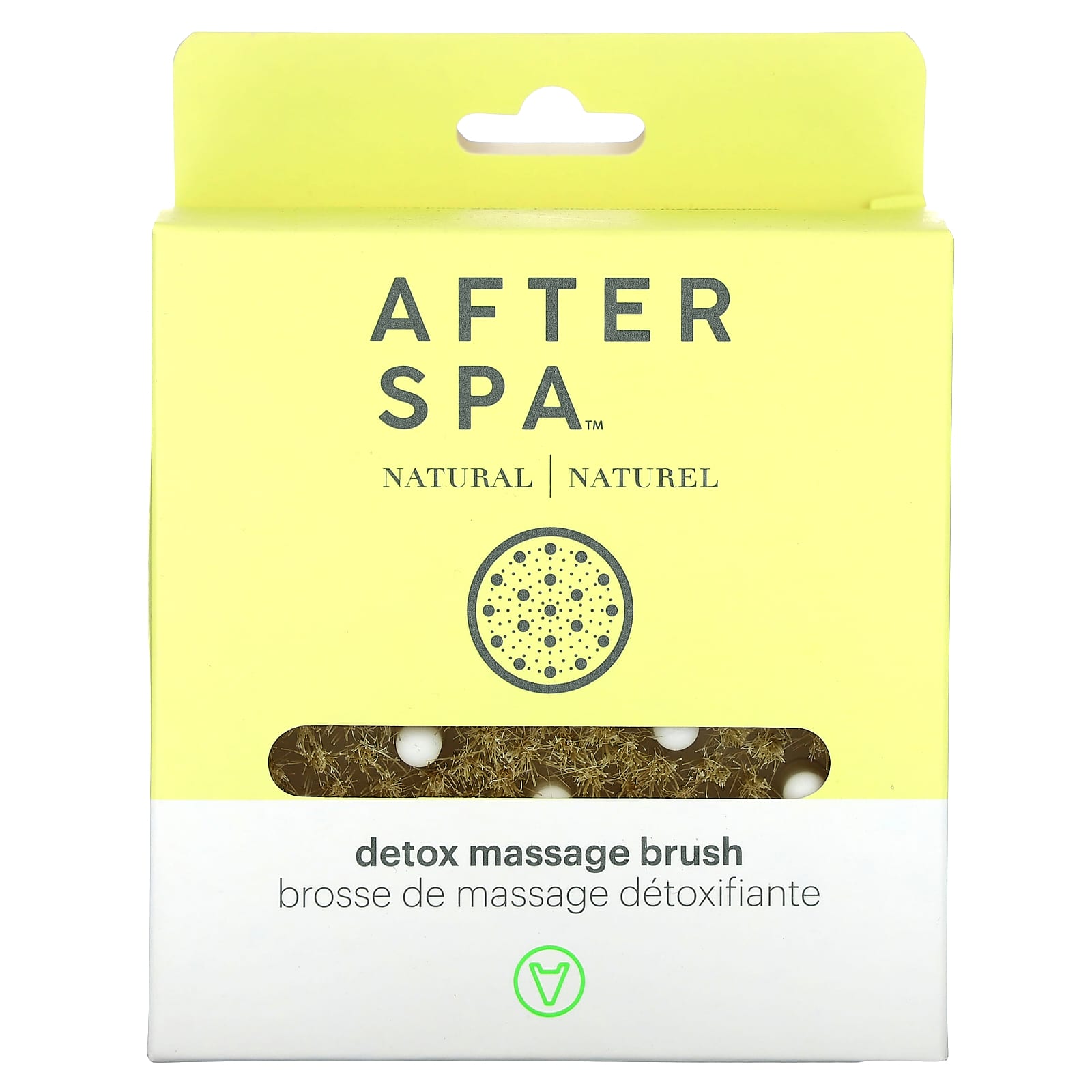 Detoxify Your Skin with AfterSpa 10cm Natural Massage Brush - Image 2