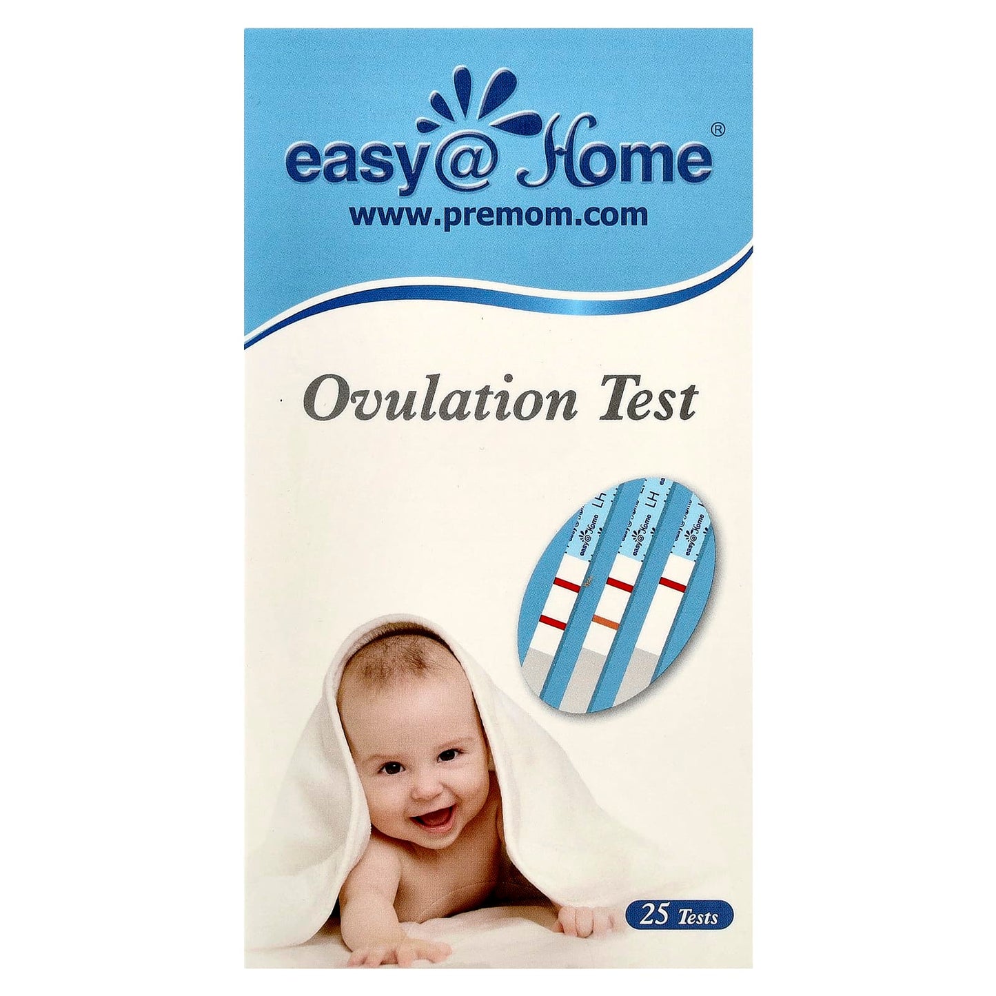 Easy@Home Ovulation Test Kit - 25 Tests for Accurate Fertility Tracking - Image 1