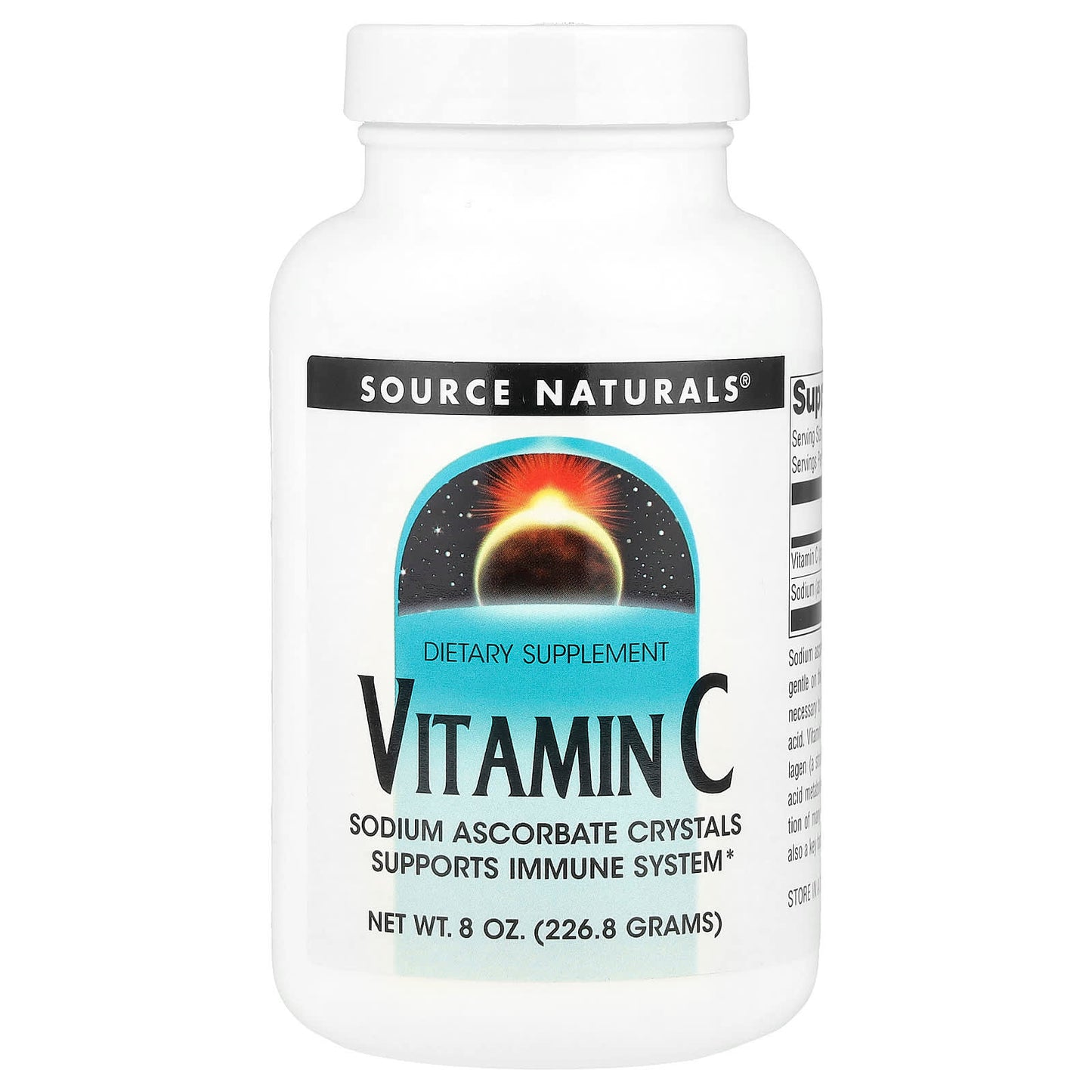 Source Naturals, Vitamin C, 8 oz (226.8 g) - Image 1