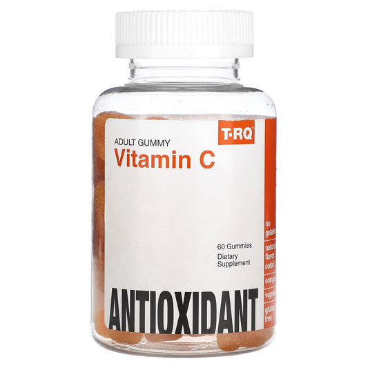 T-RQ, Adult Gummy, Vitamin C, Orange, 60 Gummies - Image 1