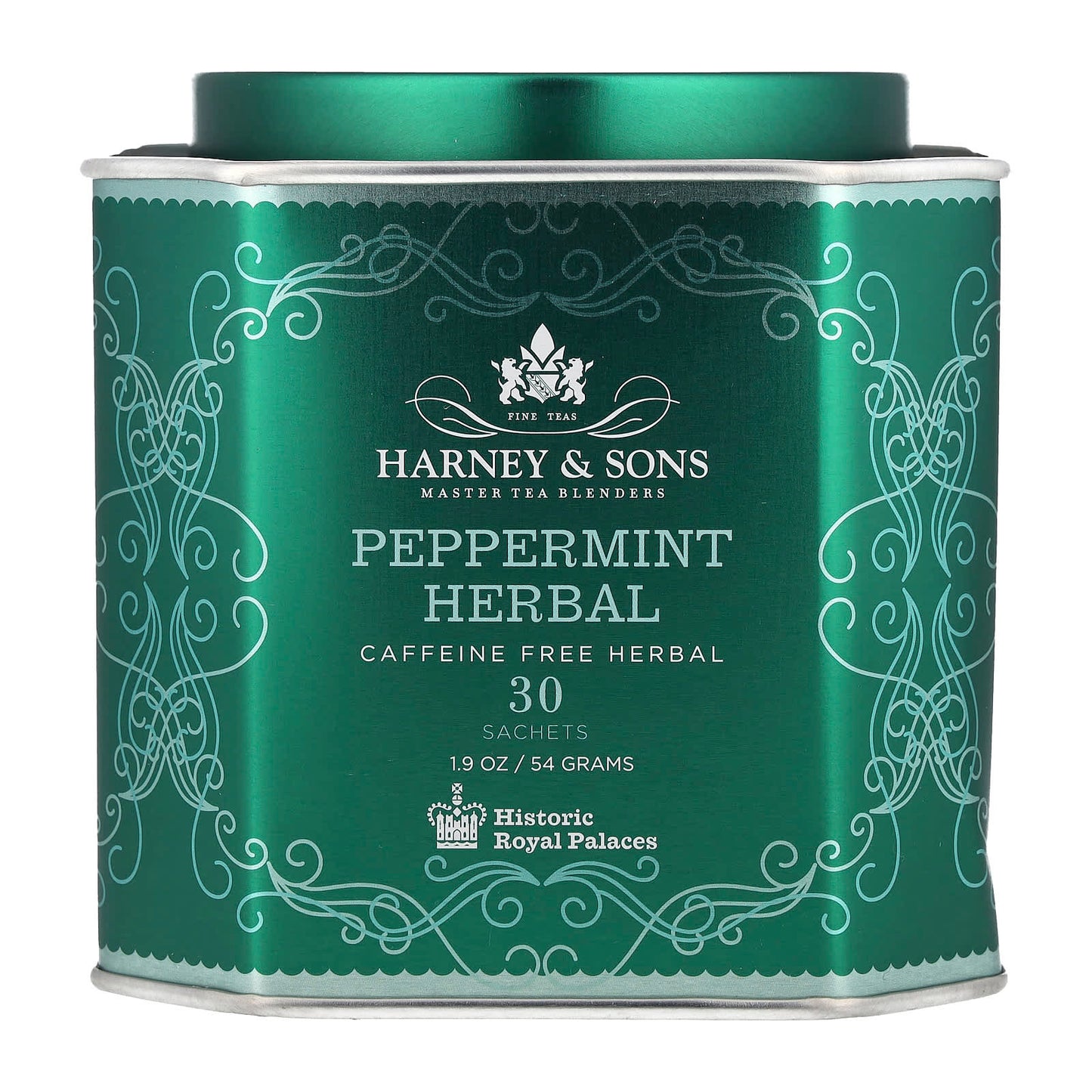 Peppermint Herbal Tea Sachets by Harney & Sons - Caffeine Free - Image 1