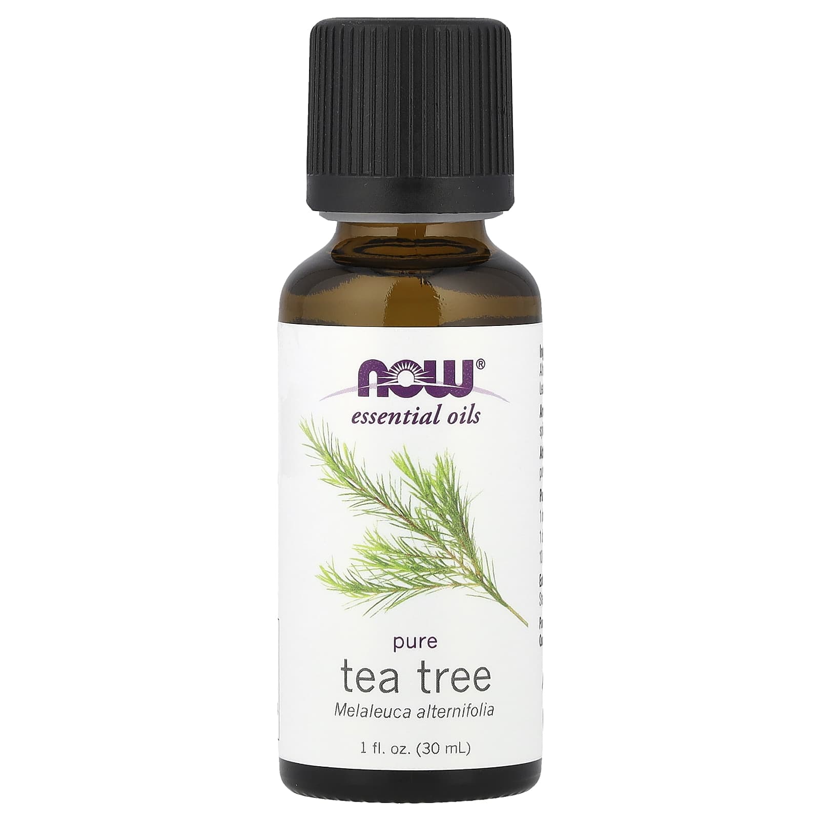 NOW Foods, Essential Oils, Tea Tree, 1 fl oz (30 ml) - Image 1
