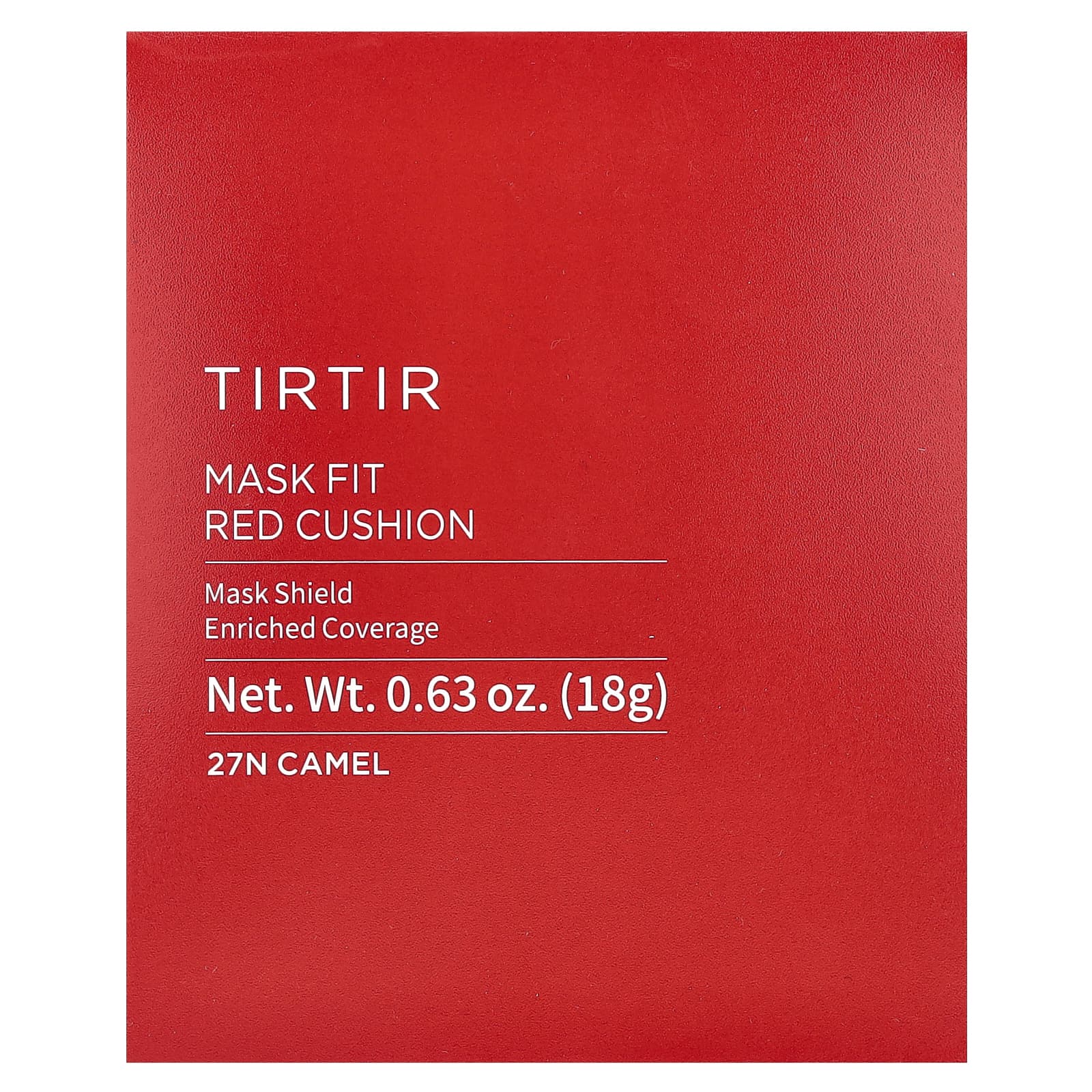 TIRTIR, Mask Fit Red Cushion, 27N Camel, 0.63 oz (18 g) - Image 2