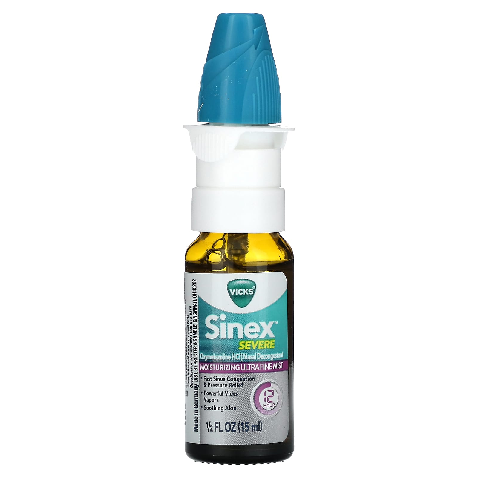 Vicks, Sinex Severe, Moisturizing Ultra Fine Mist, 0.5 fl oz (15 ml) - Image 1