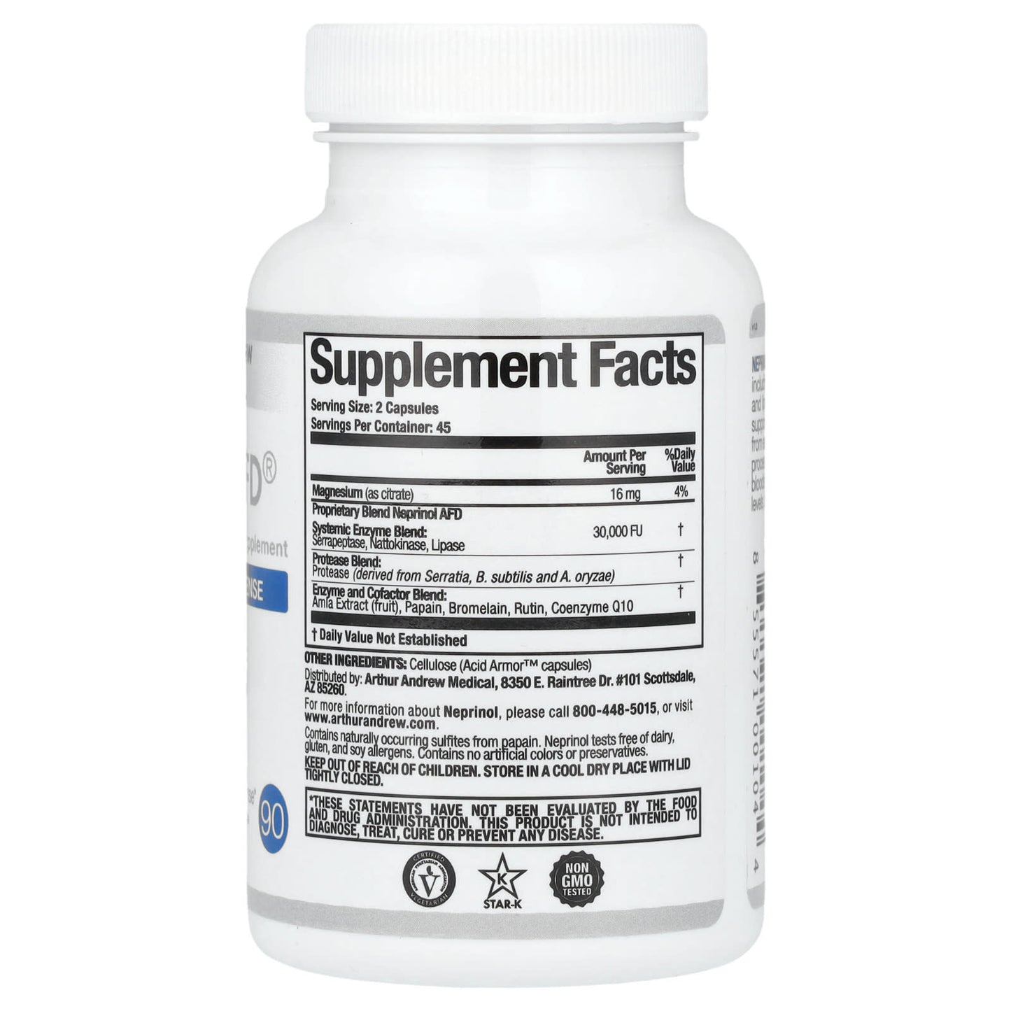 Neprinol AFD Advanced Fibrin Defense by Arthur Andrew Medical - Image 2