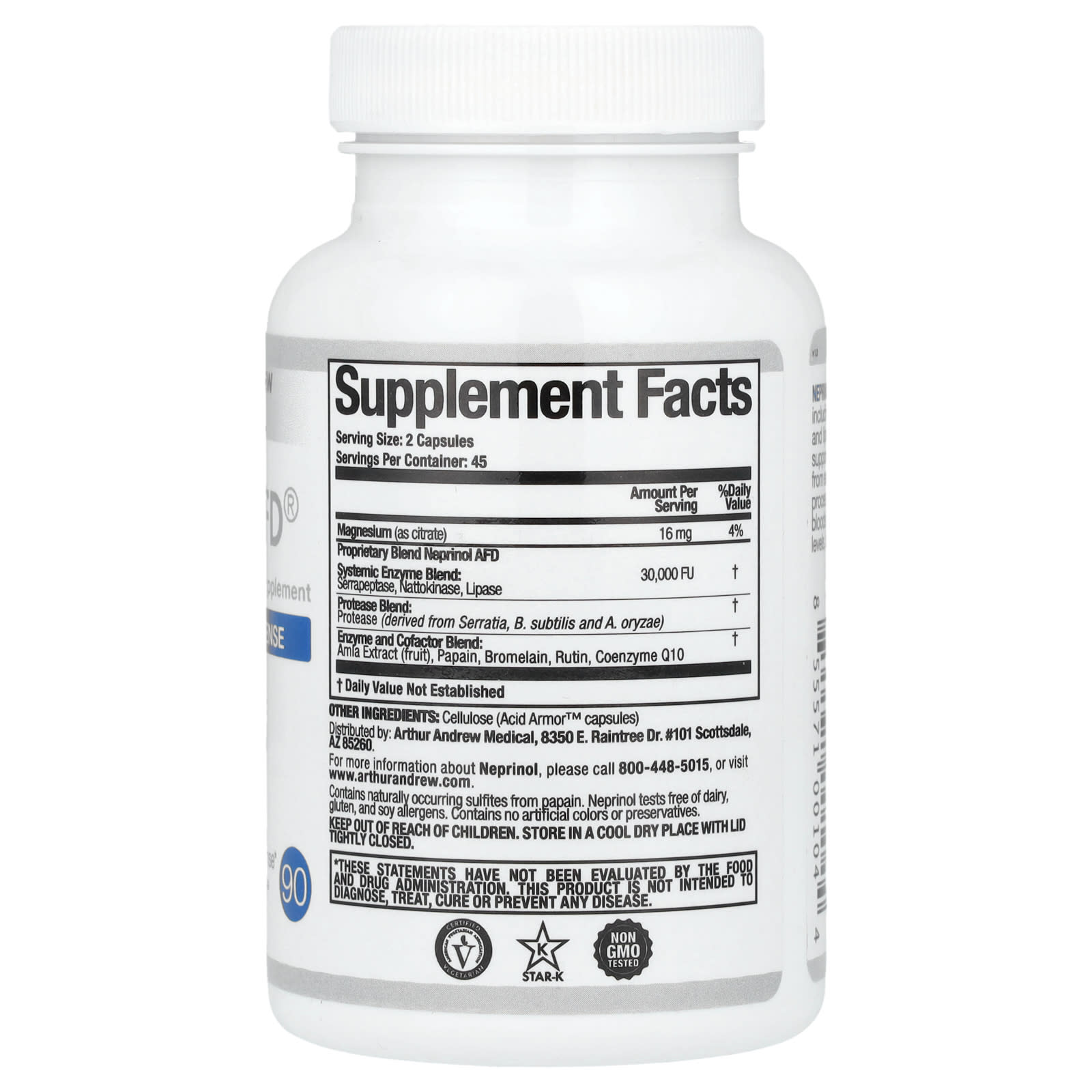 Neprinol AFD Advanced Fibrin Defense by Arthur Andrew Medical - Image 2