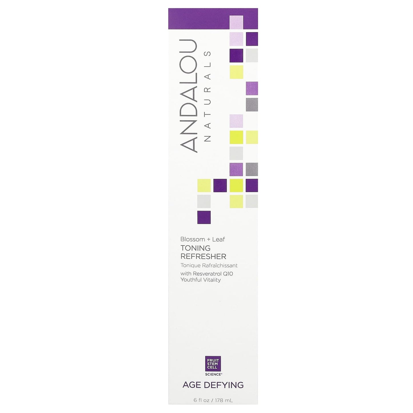Andalou Naturals Toning Refresher Blossom + Leaf, 6 fl oz - Age Defying Skin Toner - Image 2