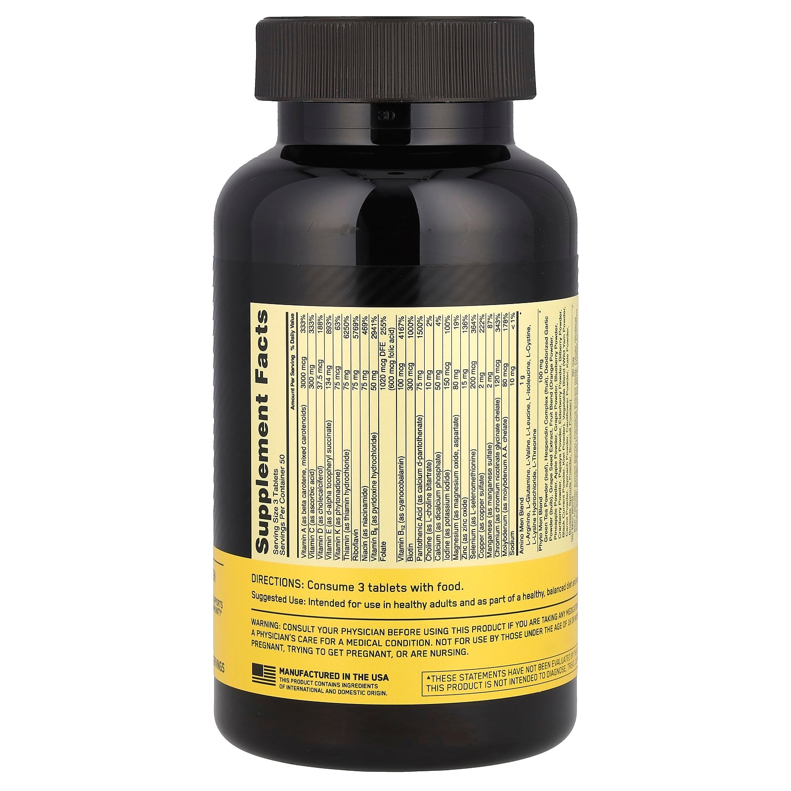 Optimum Nutrition, Opti-Men®, 150 Tablets - Image 2