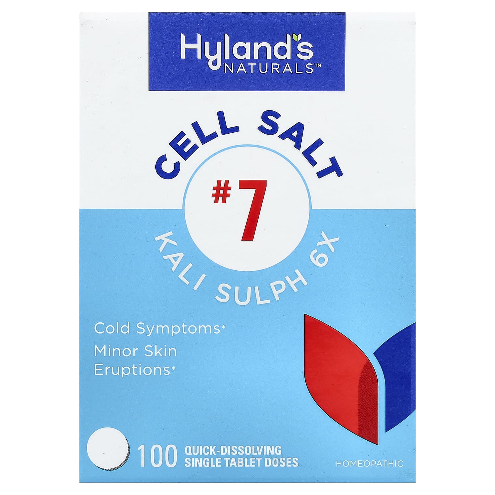 Hyland's Naturals Kali Sulph 6X for Cold Symptoms & Skin Issues - Image 1