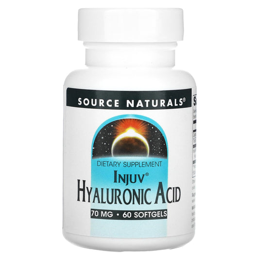 Source Naturals, Injuv Hyaluronic Acid, 60 Softgels - Image 1