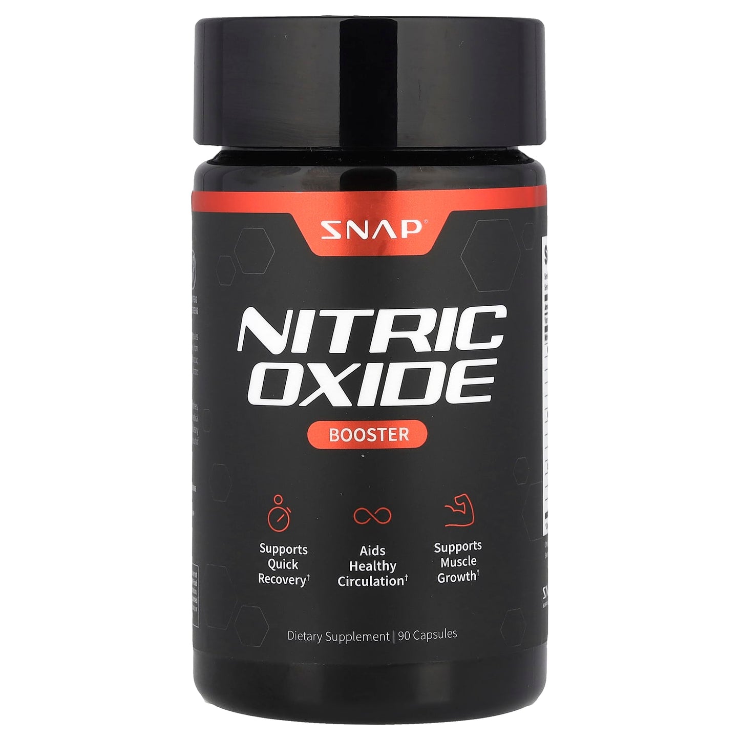 Snap Supplements, Nitric Oxide Booster, 90 Capsules - Image 1