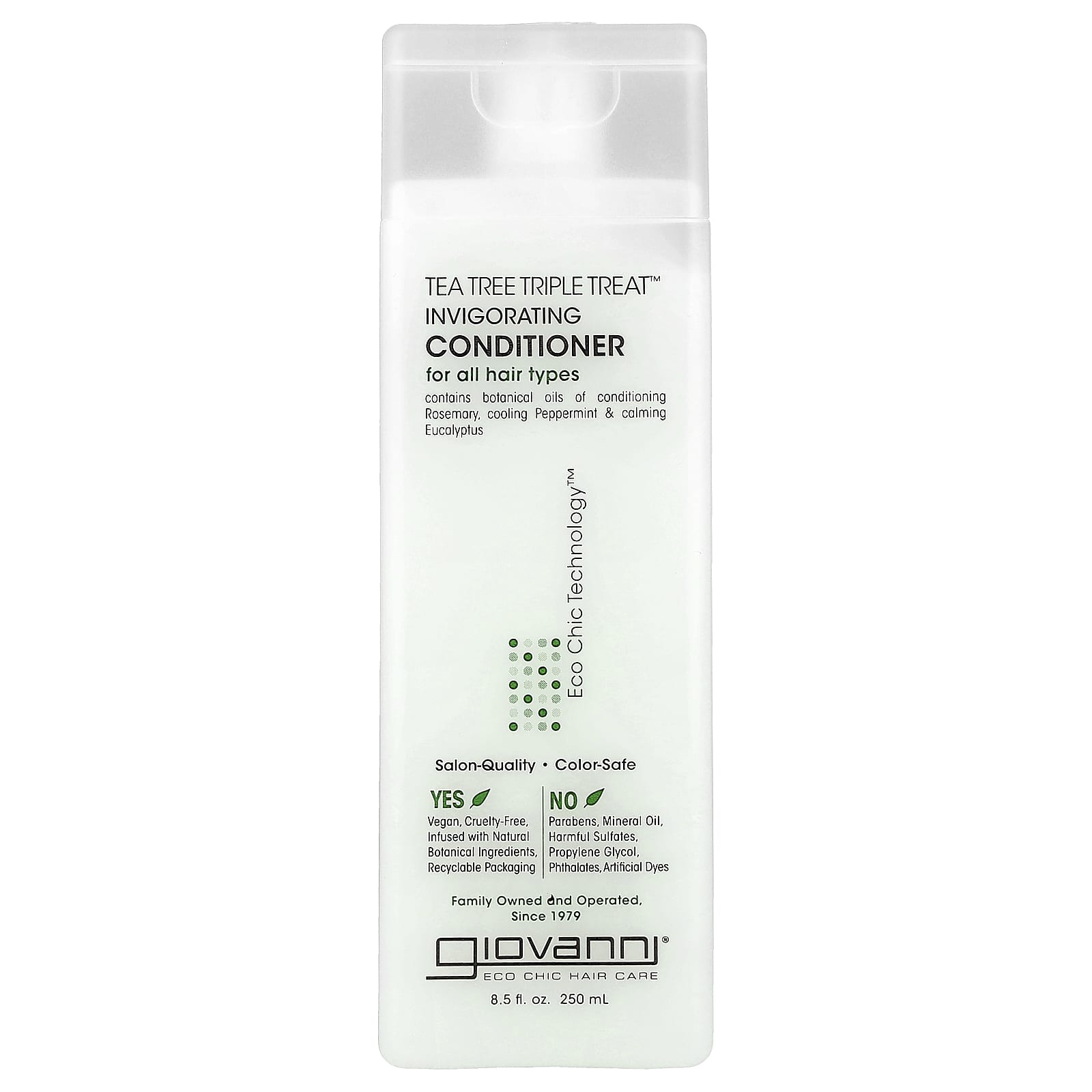 Invigorating Giovanni Tea Tree Triple Treat Conditioner for All Hair Types - Image 1