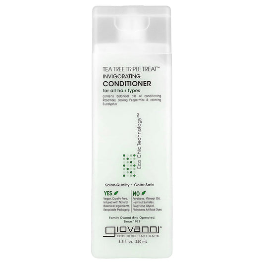 Invigorating Giovanni Tea Tree Triple Treat Conditioner for All Hair Types - Image 1