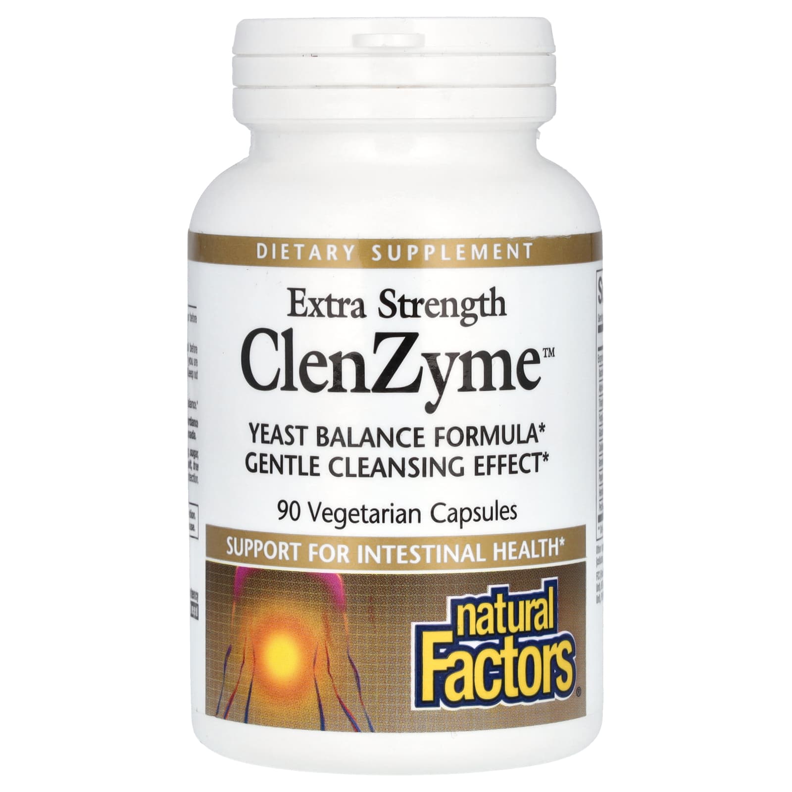 Natural Factors, ClenZyme, Extra Strength, 90 Vegetarian Capsules - Image 1