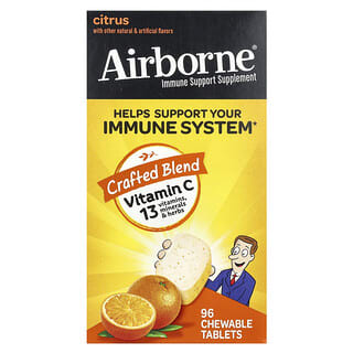 Immune Support Supplement - Citrus Flavor, 96 Chewable Tablets