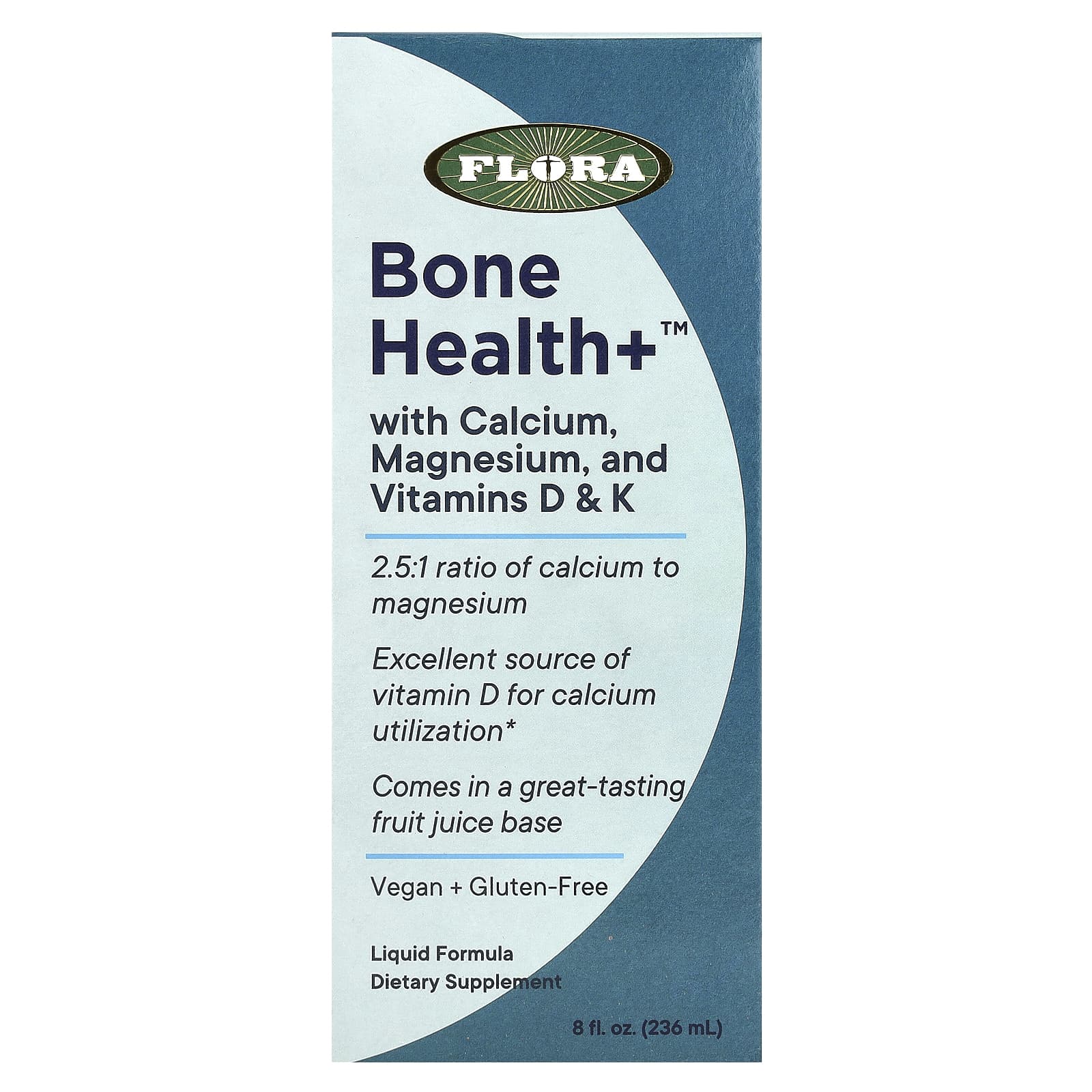Bone Health+ Liquid Formula by Flora for Stronger Bones - Image 1