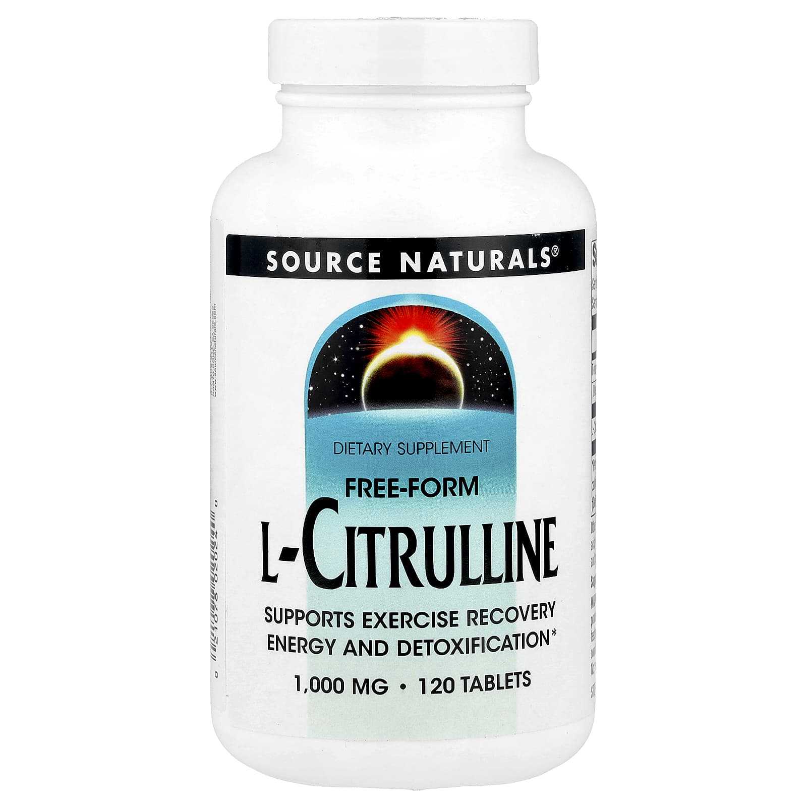 Source Naturals, L-Citrulline, 1,000 mg, 120 Tablets - Image 1