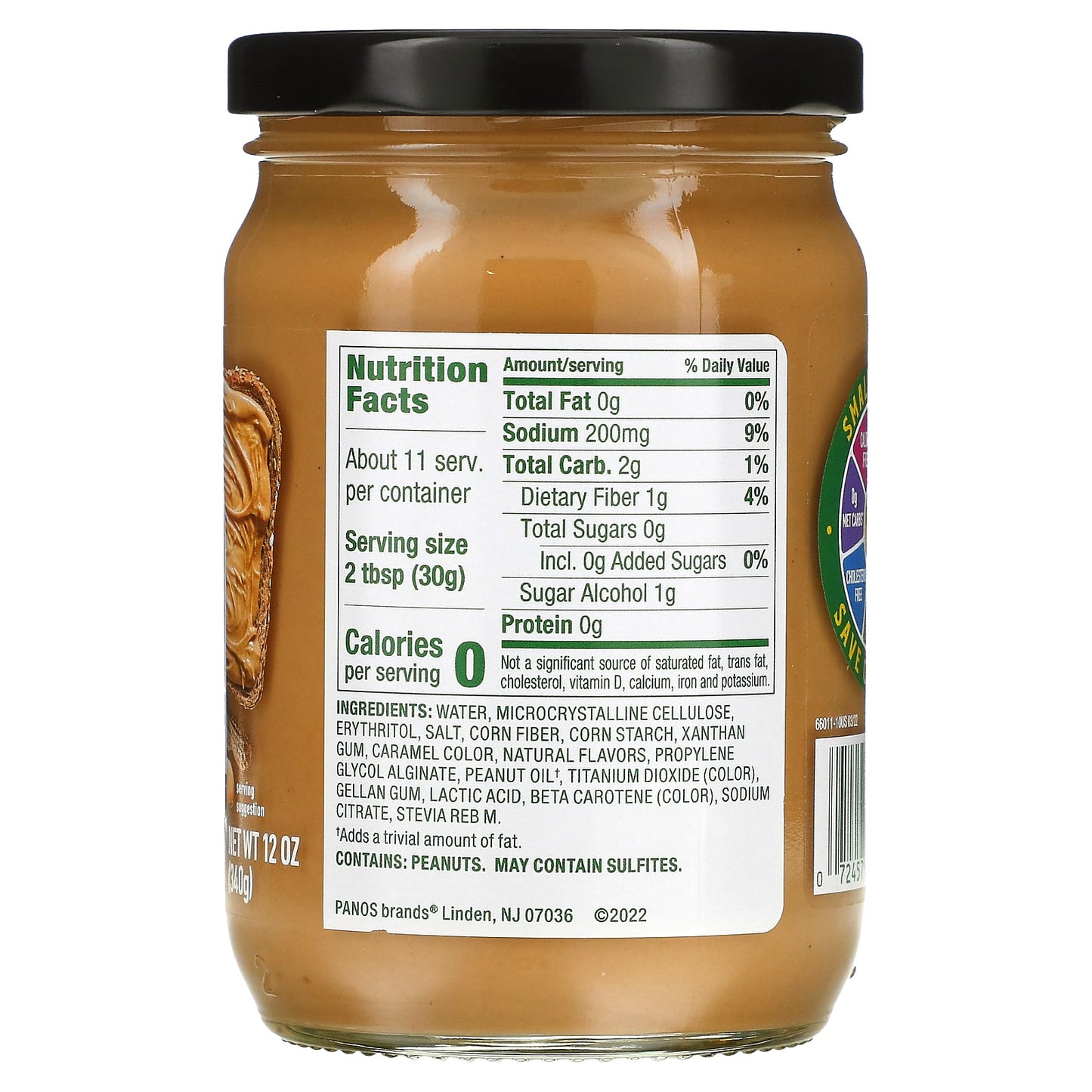 Walden Farms, Whipped Peanut Spread, 12 oz (340 g) - Image 2