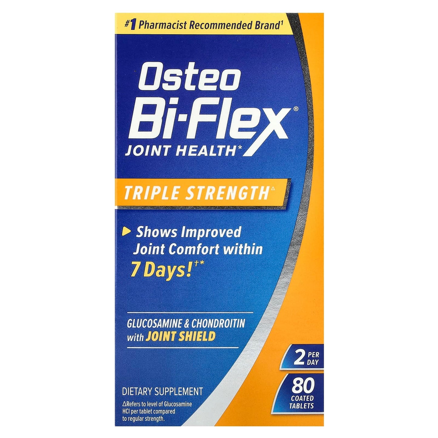 Osteo Bi-Flex, Joint Health, Triple Strength, 80 Coated Tablets - Image 1