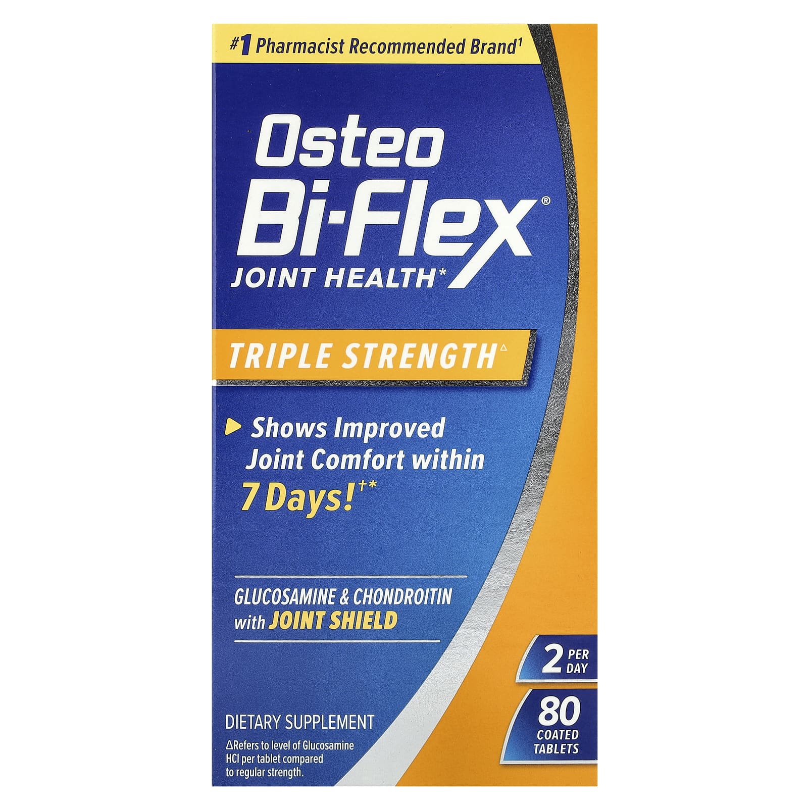 Osteo Bi-Flex, Joint Health, Triple Strength, 80 Coated Tablets - Image 1