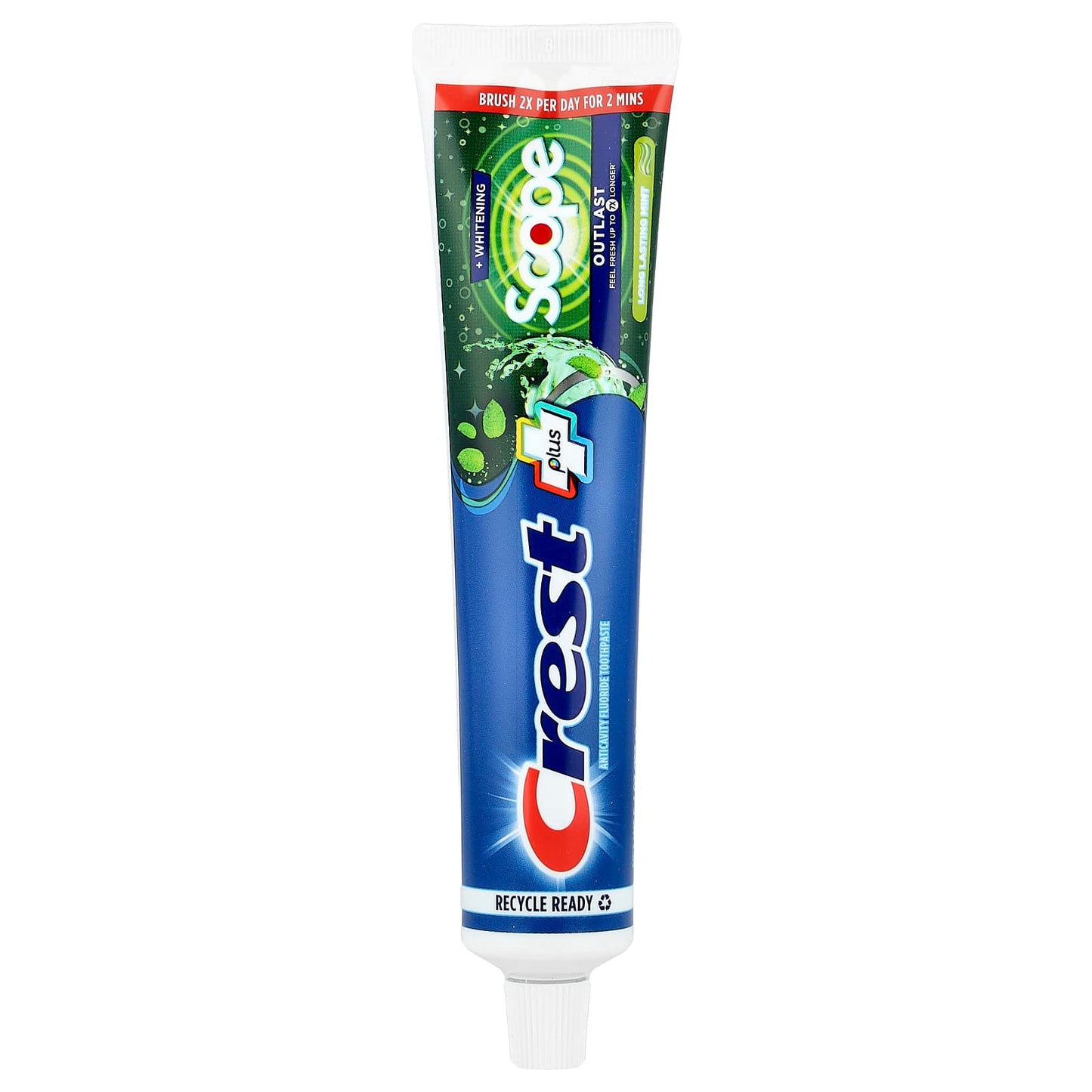 Crest Plus Scope Outlast Whitening Toothpaste, Mint, 5.4 oz - Image 1