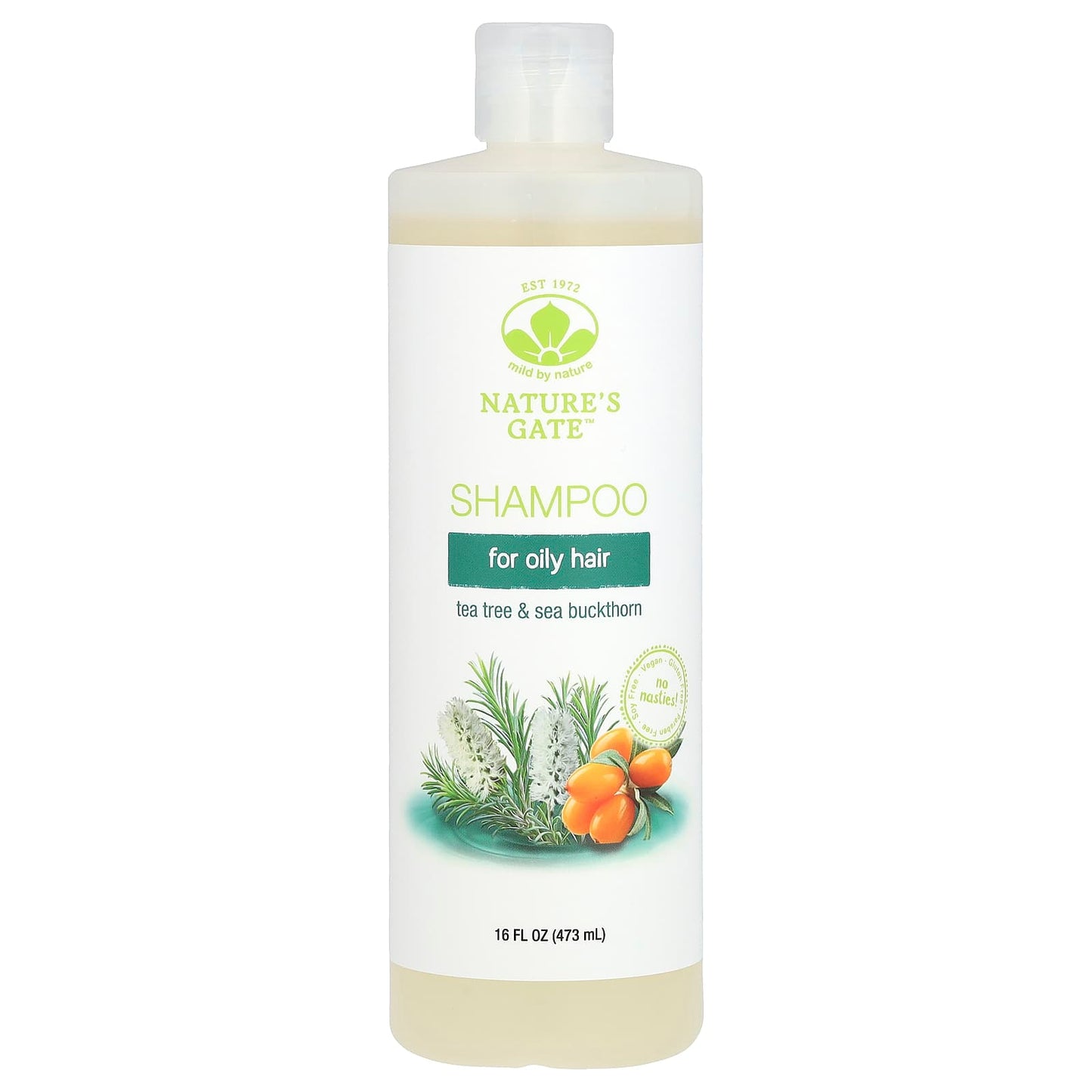 Nature-Inspired Shampoo for Oily Hair | Tea Tree & Sea Buckthorn - Image 1