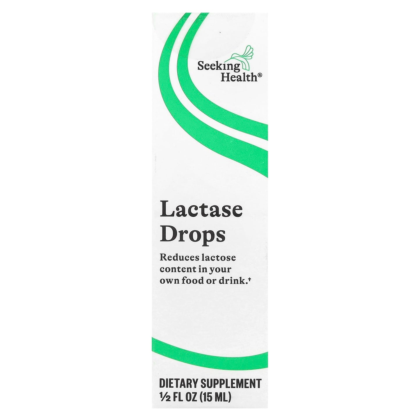 Seeking Health, Lactase Drops, 1/2 fl oz (15 ml) - Image 1