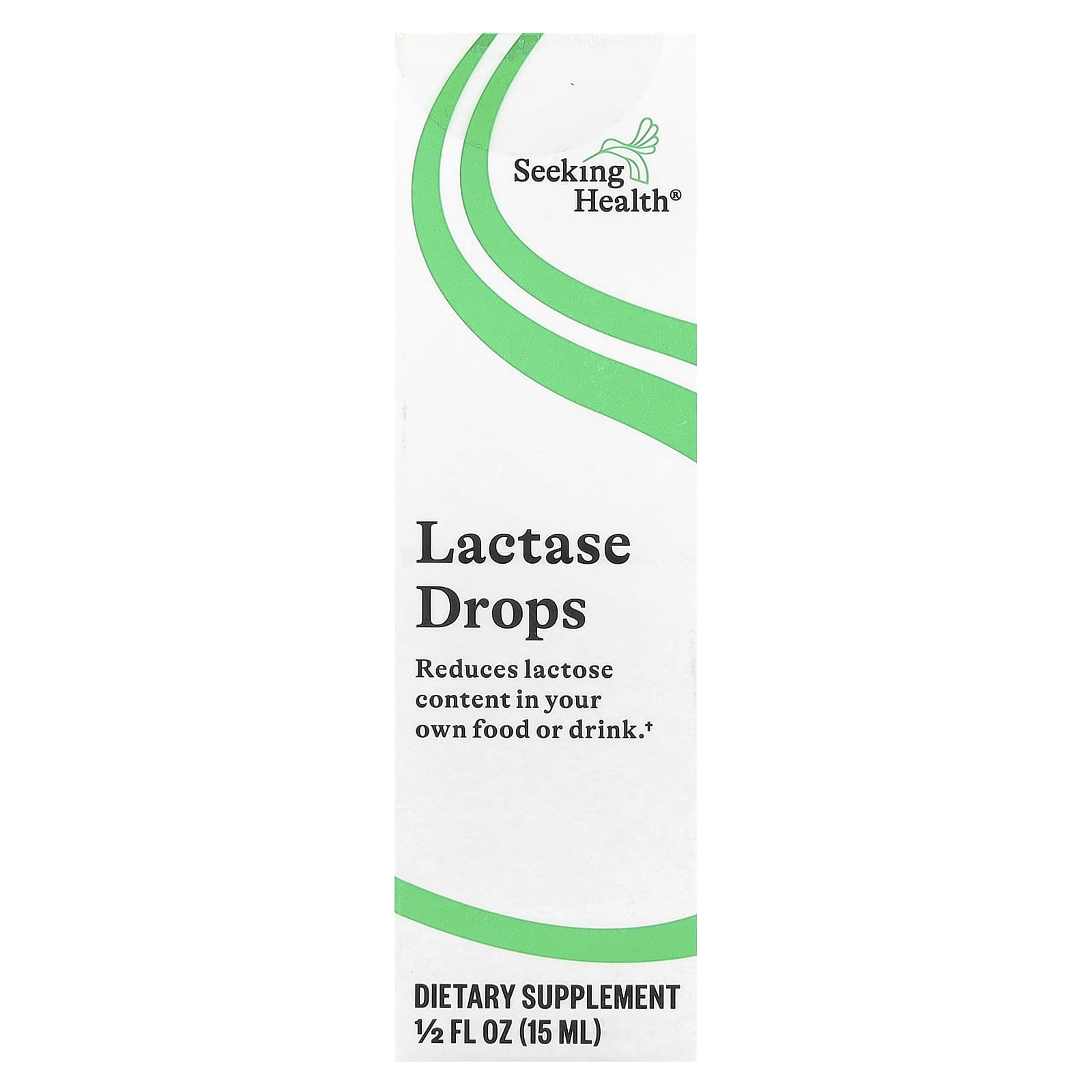 Seeking Health, Lactase Drops, 1/2 fl oz (15 ml) - Image 1