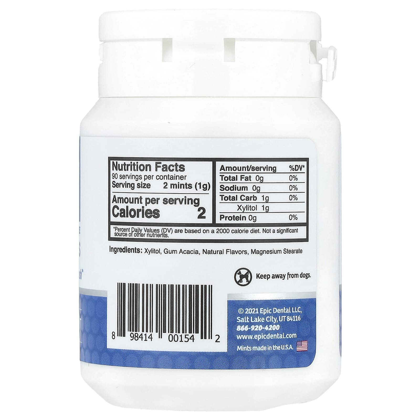 Sugar-Free Peppermint Mints for a Healthier Smile - 180 Pieces - Image 2