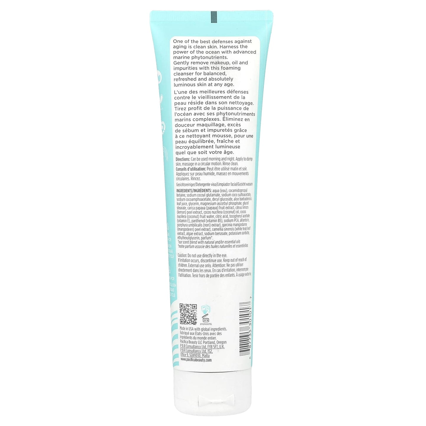 Pacifica, Sea Foam, Complete Face Wash, All Skin Types , 5 fl oz (147 ml) - Image 2