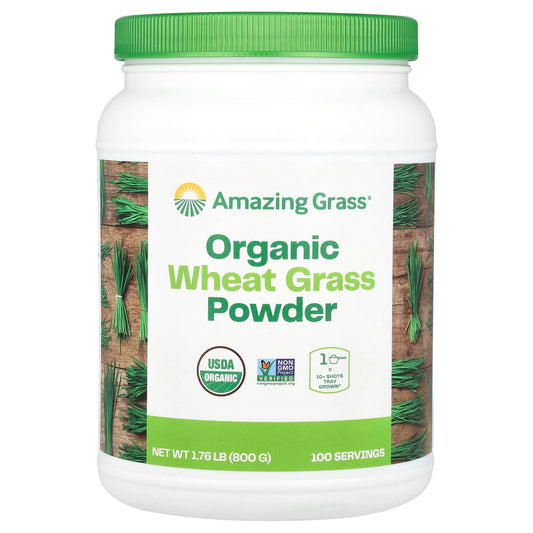 USDA Organic Wheat Grass Powder by Amazing Grass - 800g - Image 1