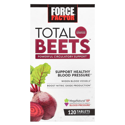 Force Factor Total Beets Circulation Support 120 Tablets - Image 1