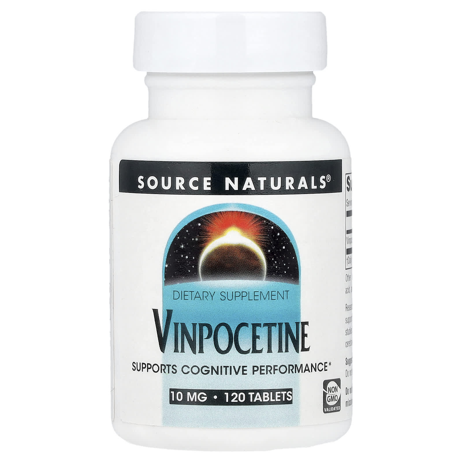 Source Naturals, Vinpocetine, 10 mg, 120 Tablets - Image 1