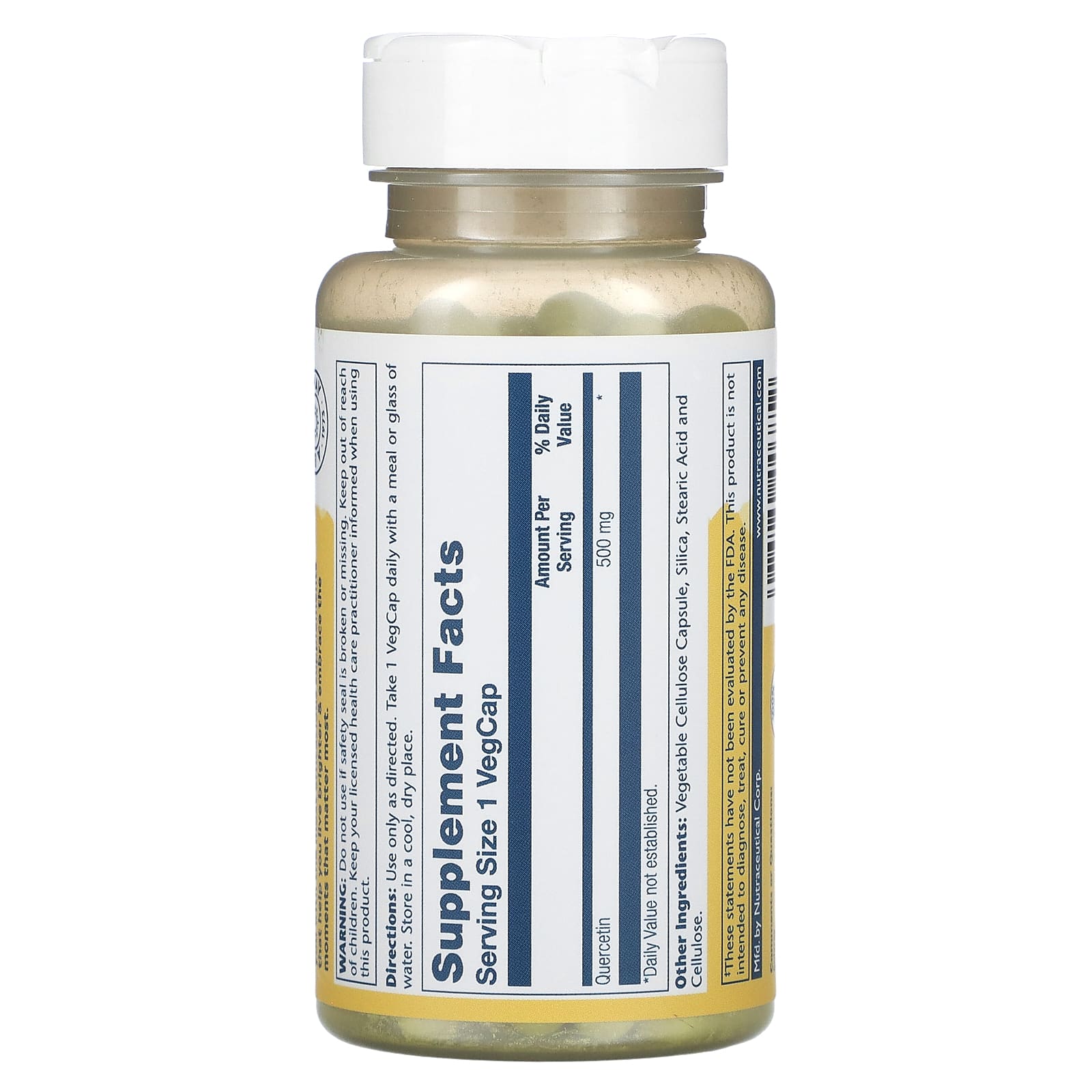 Solaray, Quercetin, 500 mg, 90 VegCaps - Image 2
