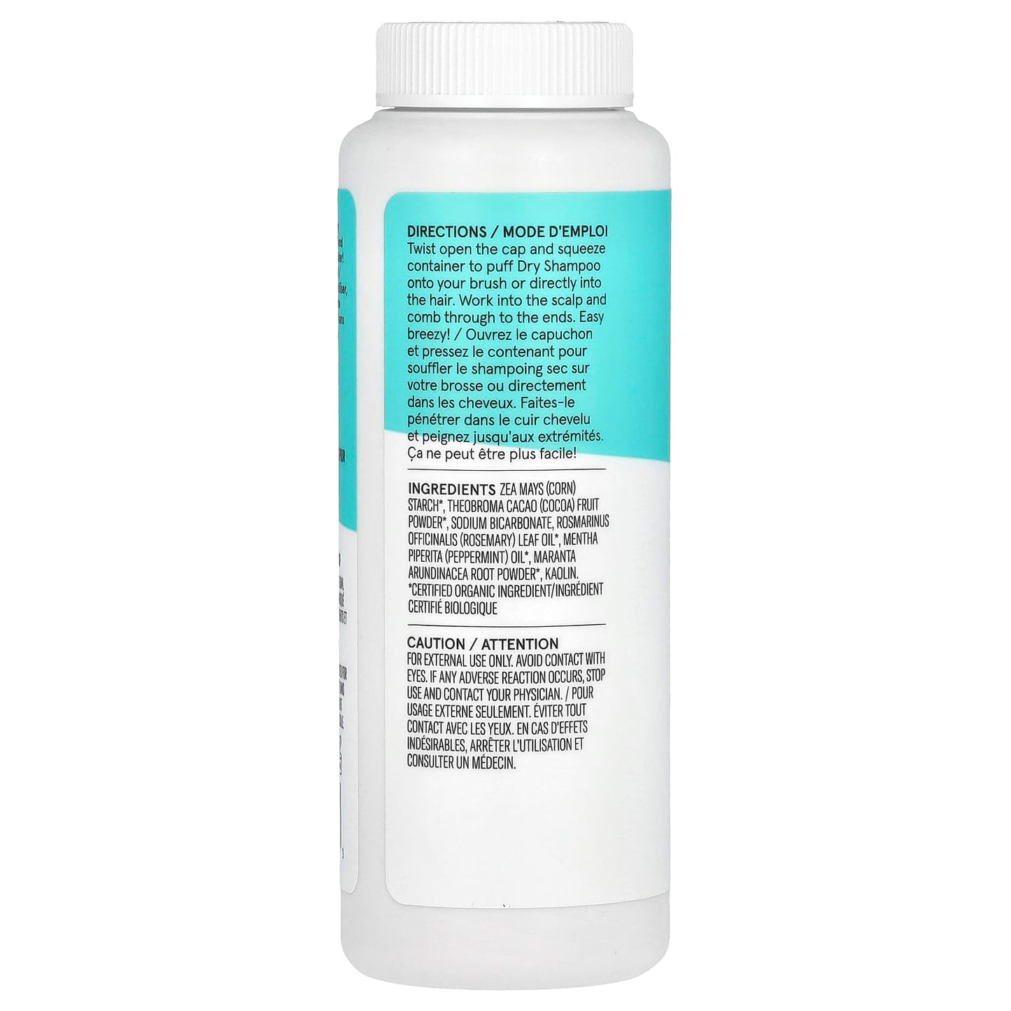 Dry Shampoo for Dark Hair, Oily Roots & Scalp - 1.7 oz, Vegan & USDA Organic - Image 2