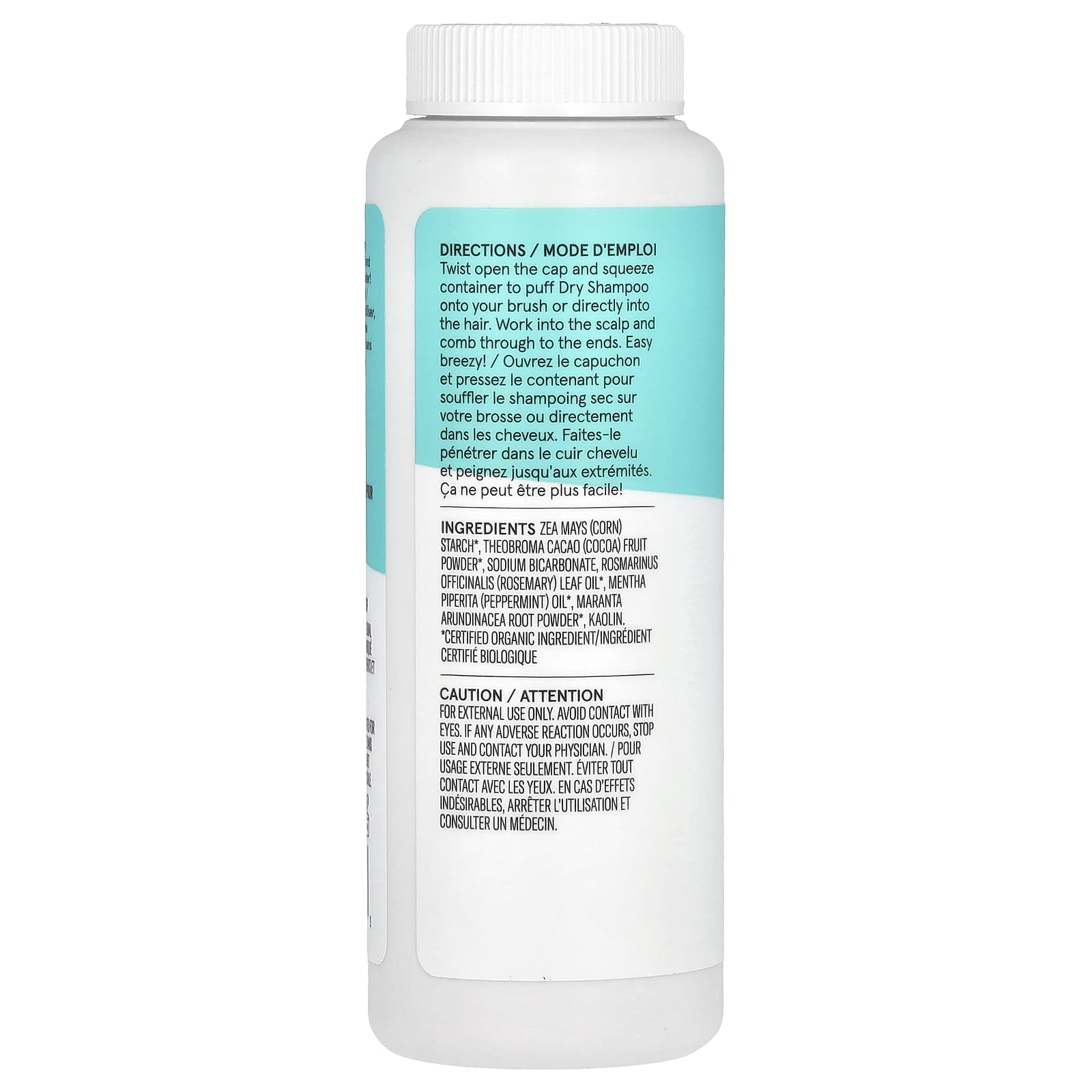 Dry Shampoo for Dark Hair, Oily Roots & Scalp - 1.7 oz, Vegan & USDA Organic - Image 2