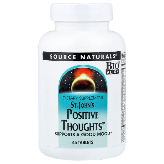 Source Naturals, St. John's Positive Thoughts™, 45 Tablets - Image 1