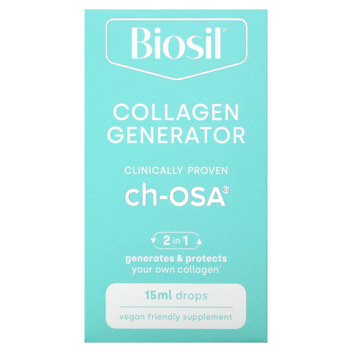 BioSil's Clinically Proven Collagen Generator, 15ml, 2in1 - Image 1