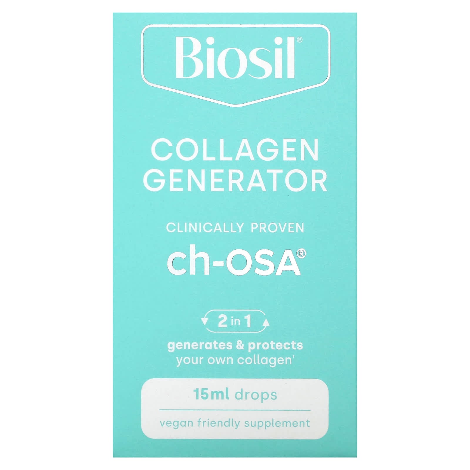BioSil's Clinically Proven Collagen Generator, 15ml, 2in1 - Image 1