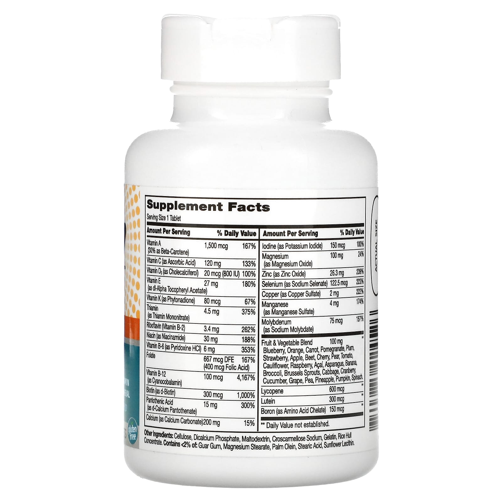 Men's 50+ Multivitamin, Energy & Immunity, 65 Tablets - Image 2
