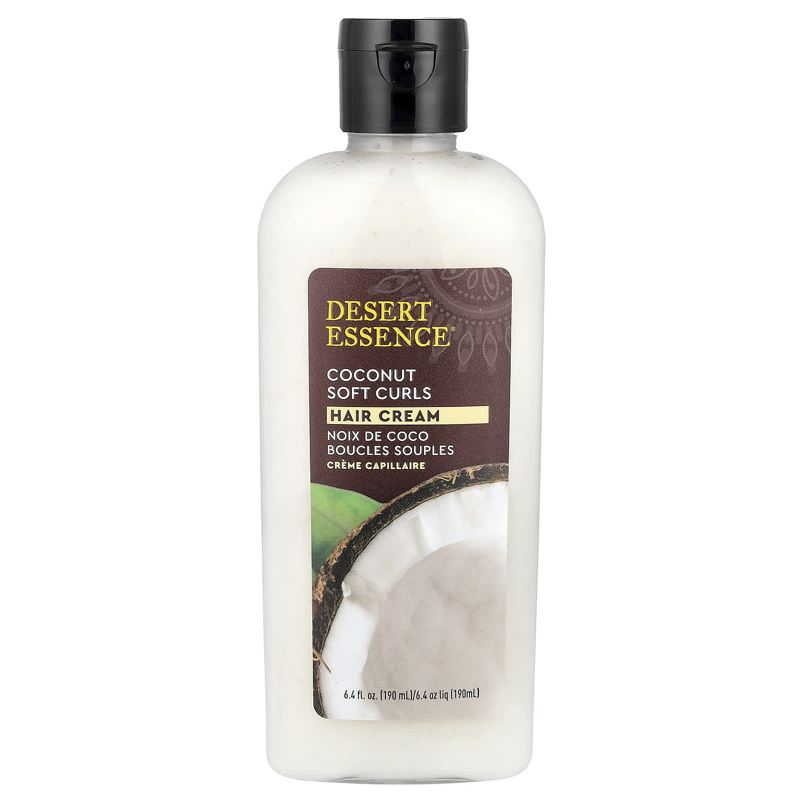 Desert Essence Coconut Soft Curls Hair Cream, 6.4 fl oz - Image 1