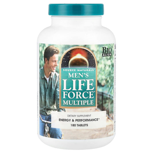 Source Naturals, Men's Life Force Multiple, 180 Tablets - Image 1