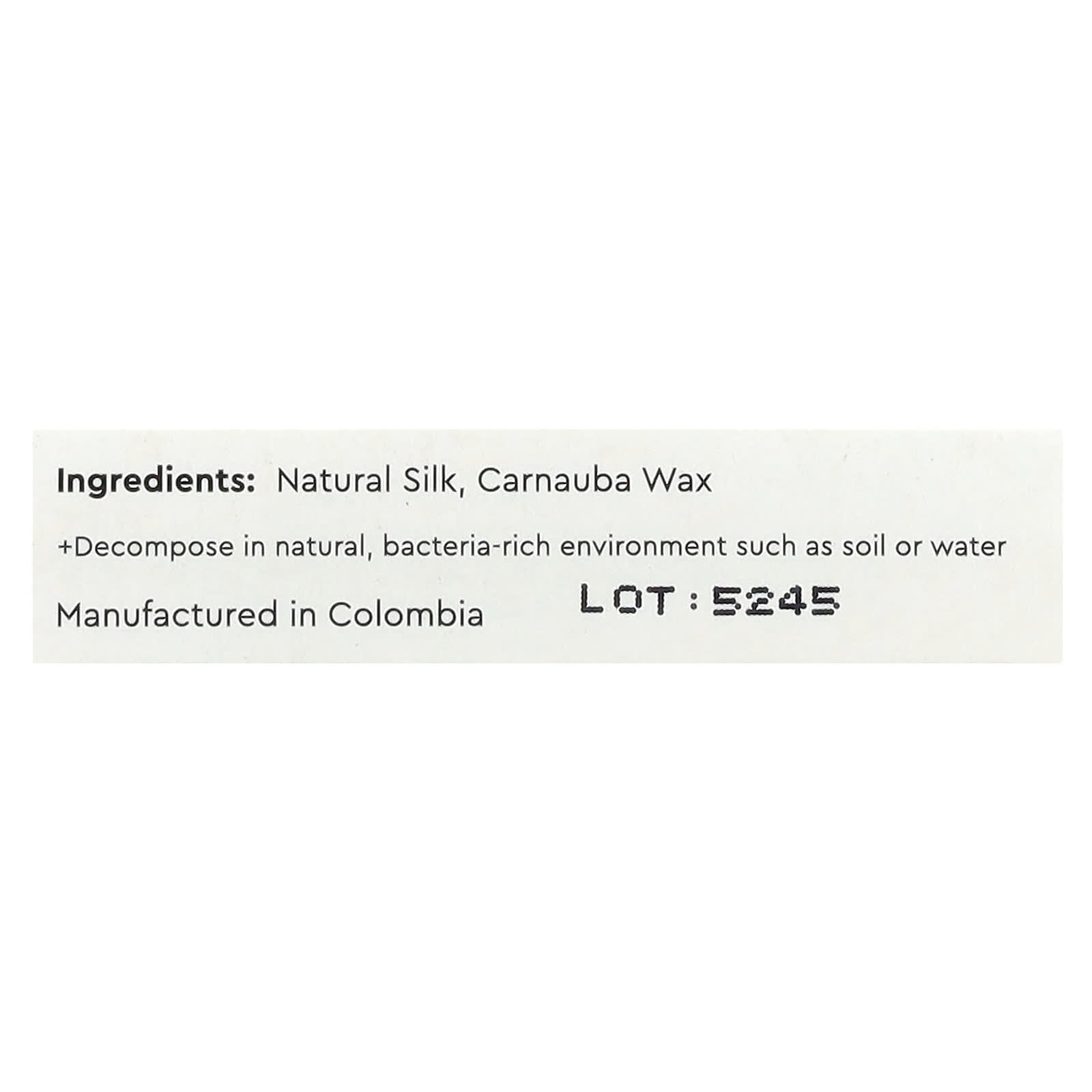 RADIUS, Natural Floss, Pure Silk, Unscented, 33 yds (30 m) - Image 2