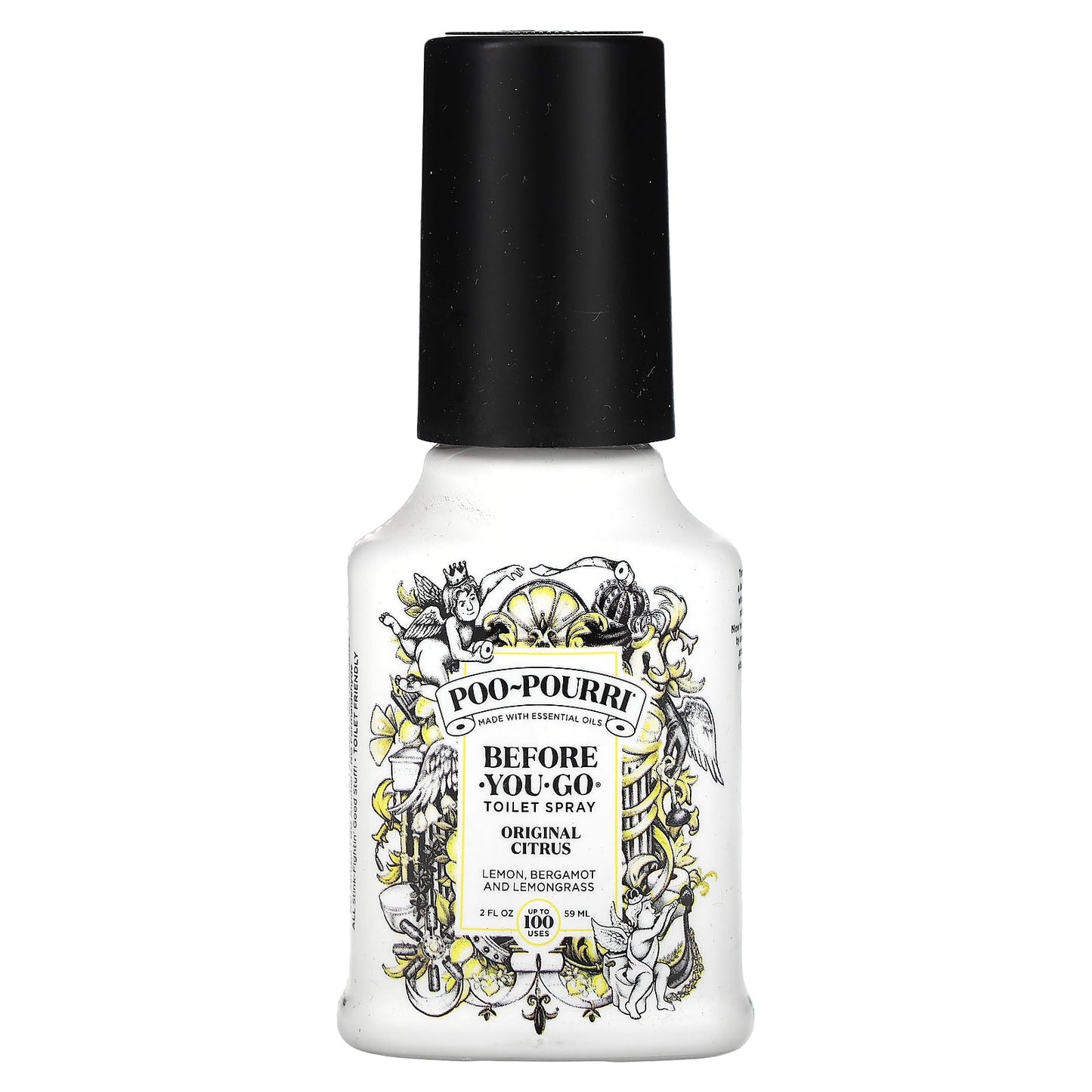 Poo-Pourri, Before-You-Go® Toilet Sprays, Original Citrus, 2 fl oz (59 ml) - Image 1