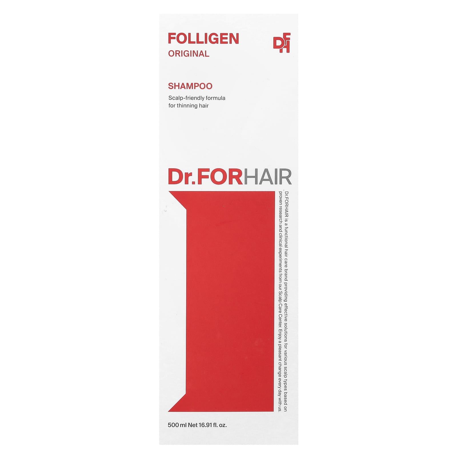 Dr.ForHair Folligen Shampoo for Thinning Hair - 16.91 fl oz - Image 2