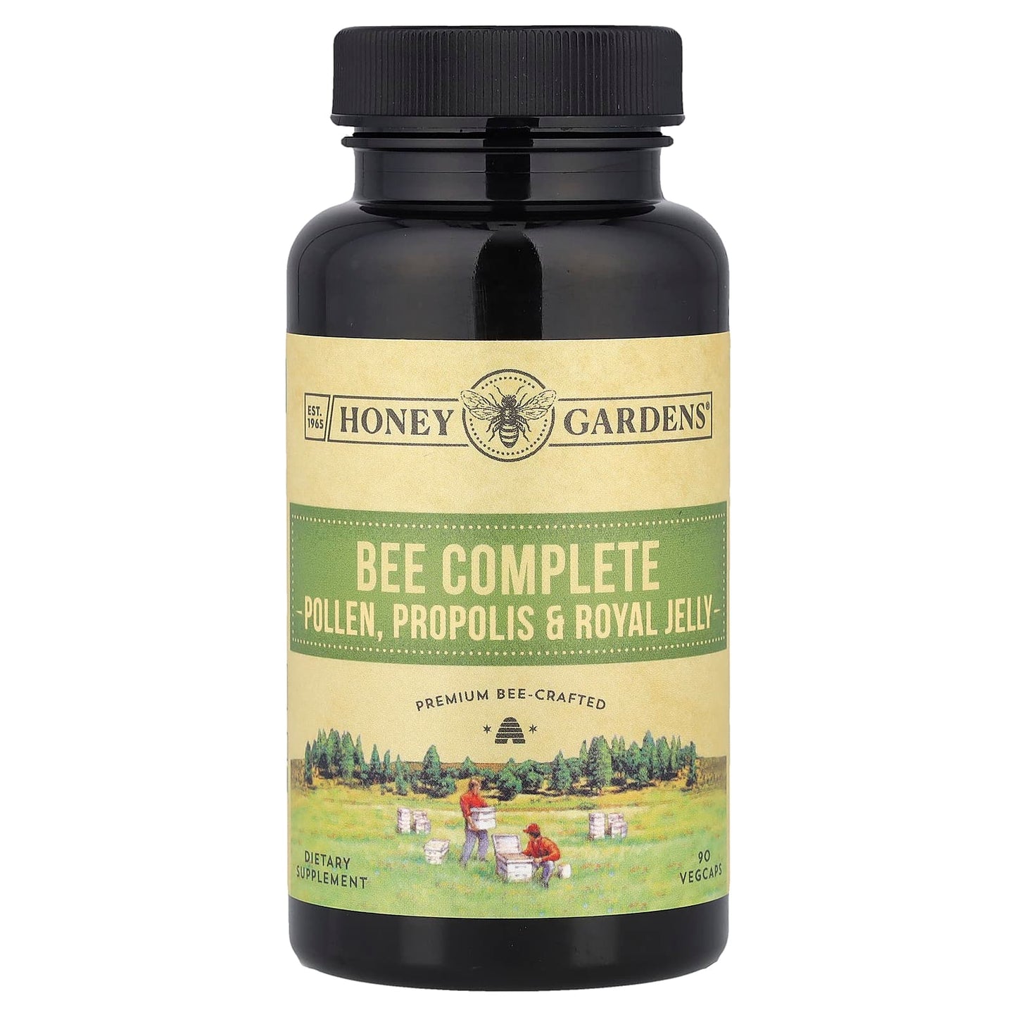 Zand, Bee Complete, Pollen, Propolis & Royal Jelly, 90 Vegcaps - Image 1