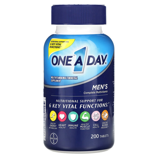 One-A-Day, Men's Complete Multivitamin, 200 Tablets - Image 1