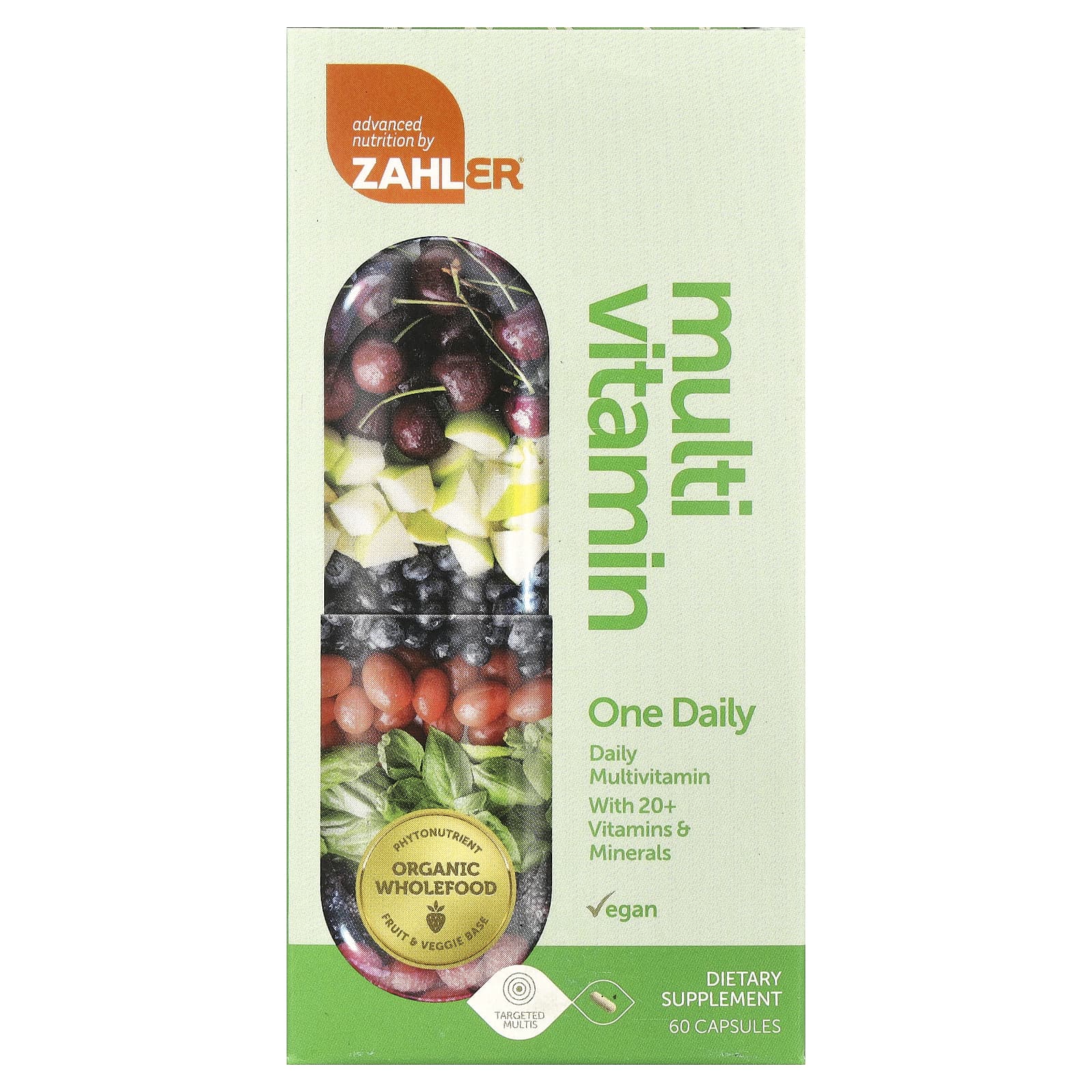 Zahler, One Daily, Daily Multivitamin, 60 Capsules - Image 1