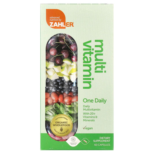 Zahler, One Daily, Daily Multivitamin, 60 Capsules - Image 1