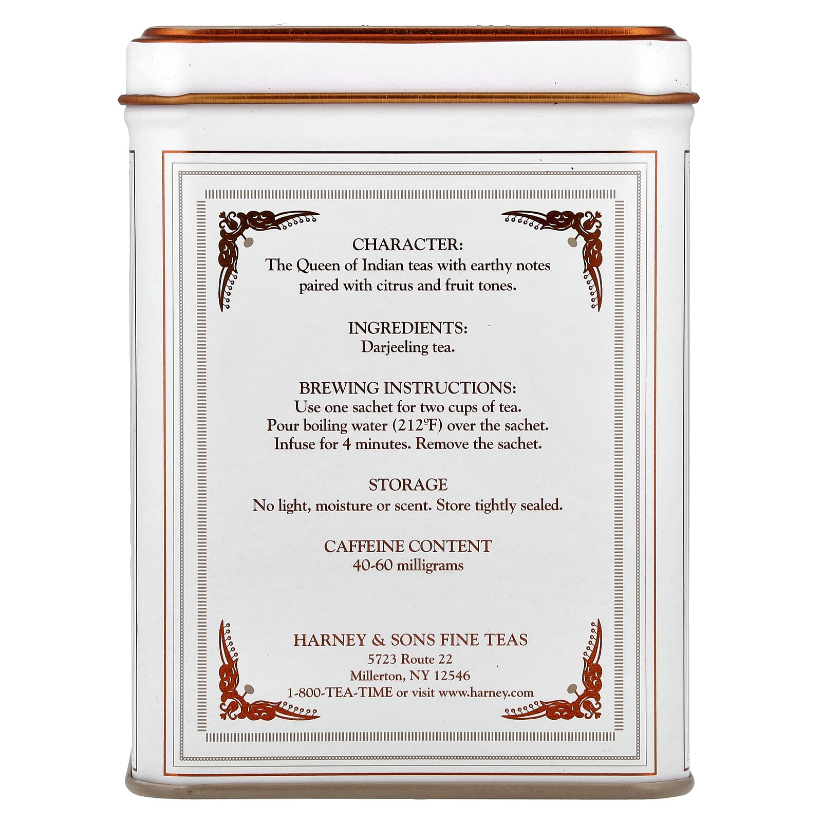 Harney & Sons Darjeeling Tea, 20 Sachets, High-Quality Indian Black Tea - Image 2